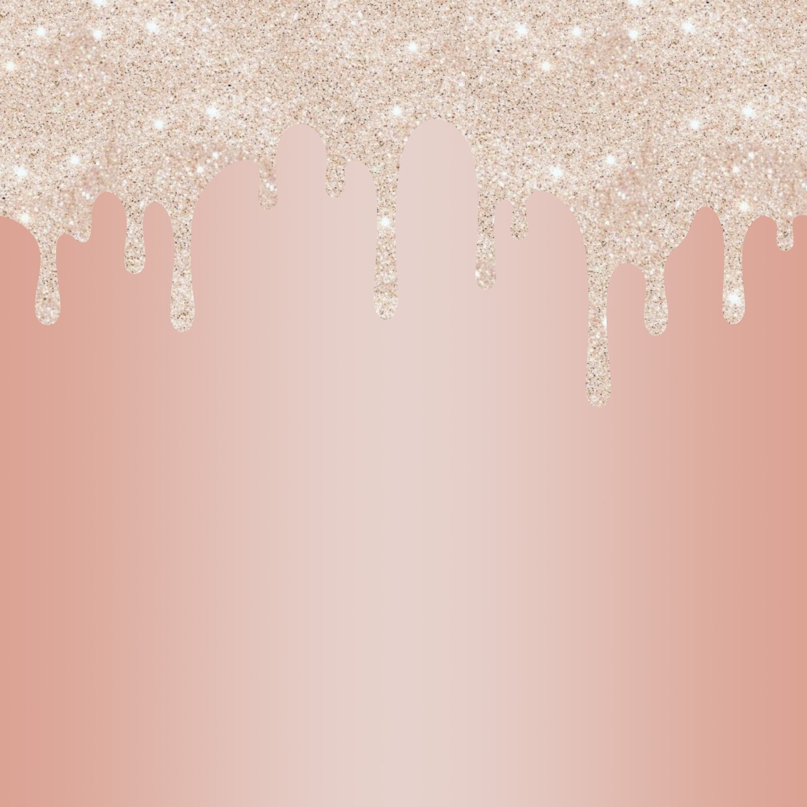 Rose Gold Dripping Glitter Rose gold glitter drips like Etsy