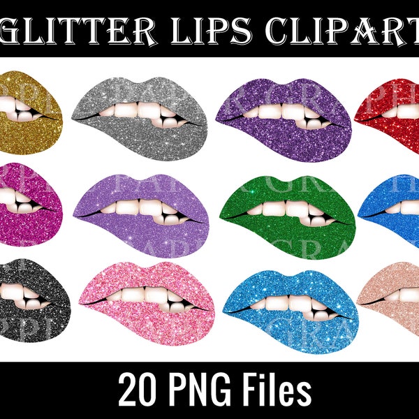 Glitter Lips Clipart, Lips PNG Clip Art, Lips Silhouette, Lips Silhouette, Lipstick Stain, Lips Mark Clip Art, Sparkle Shimmer Shine