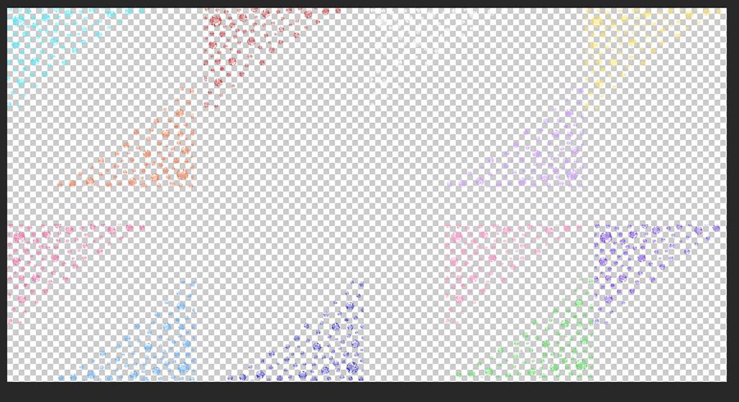 Corner Diamonds Diamond Overlays Diamond Clipart Clip Art Etsy UK