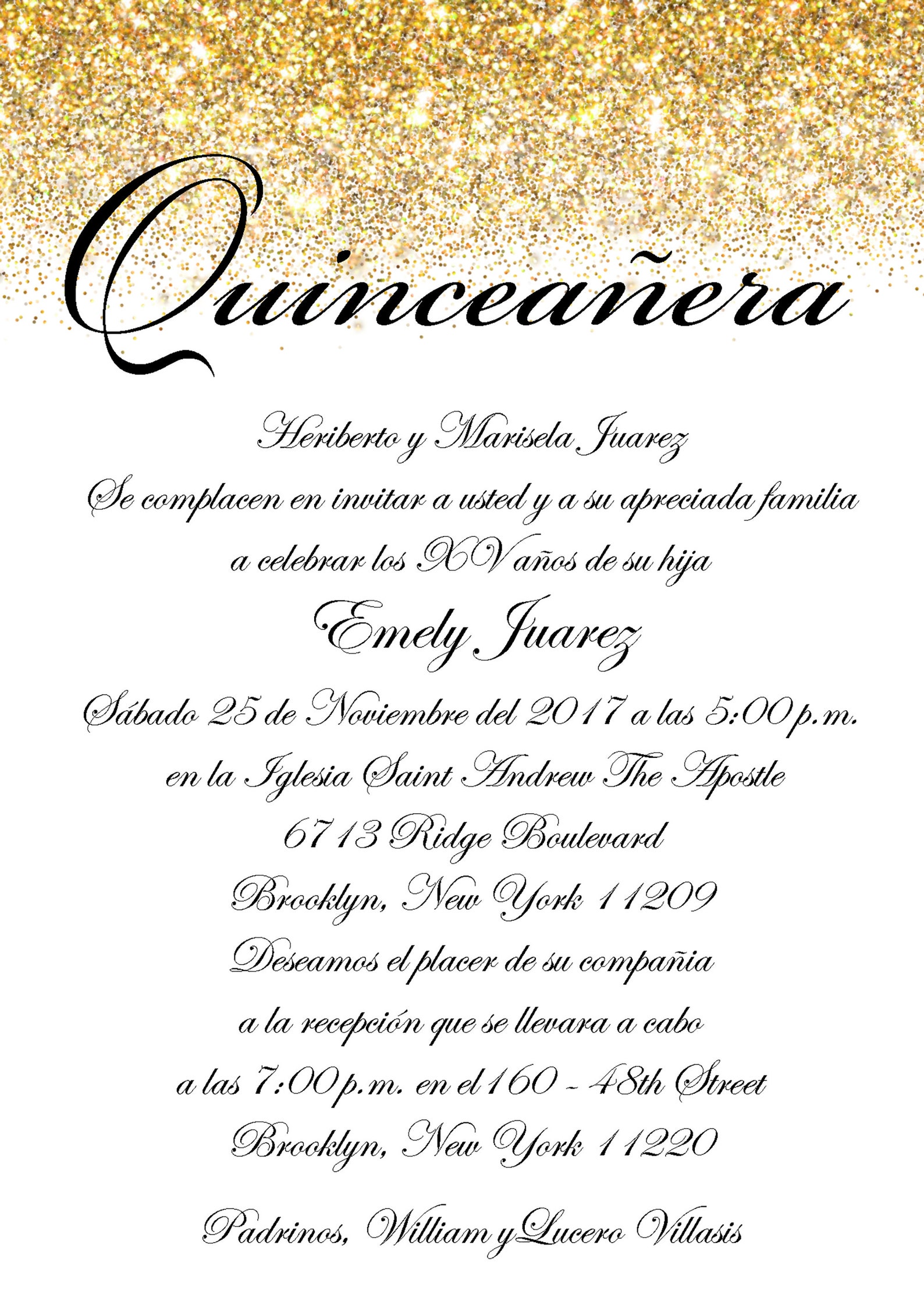 Spanish Quinceanera Gold Confetti Glitter Sparkle Invitation Etsy Spanish Quinceanera Gold Confetti Glitter Sparkle Invitation Etsy
