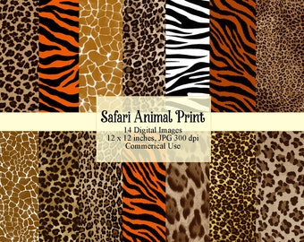 Animal Print Paper | Etsy