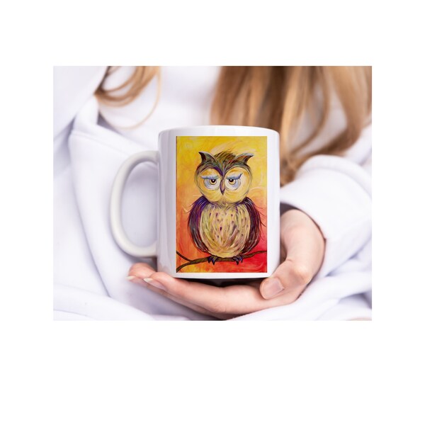 Super Cute Owl Mug! (11oz) Great gift for Mom!