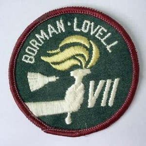 Géminis VII - BORMAN y Lovell espacio astronauta chaqueta o camisa parche.