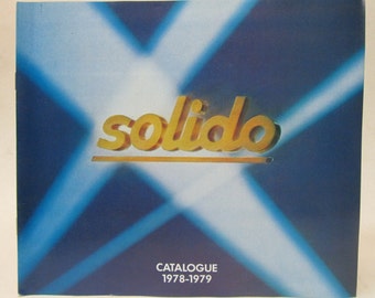 SOLIDO 1978-79 DIECAST CATALOG - unused near mint plus to mint