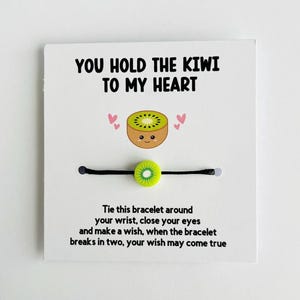 Kiwi Wish Bracelet | Cute Friendship Gift