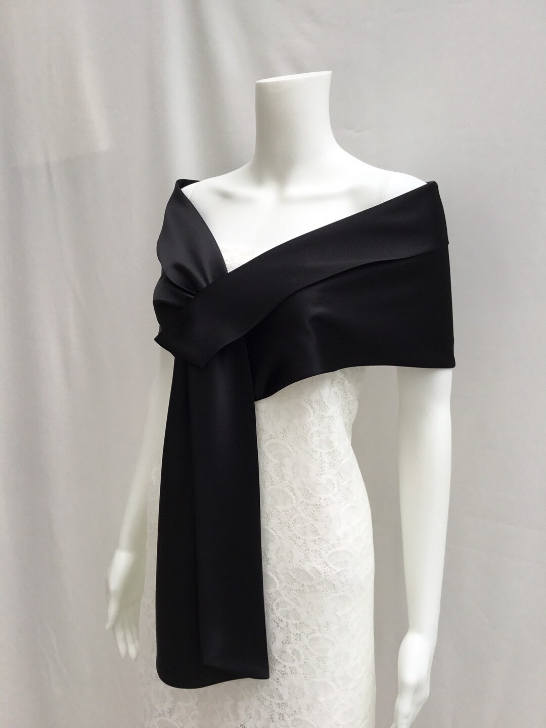 dressy black shawl wrap
