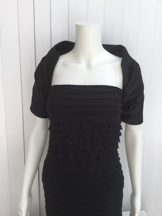 black evening cover up
