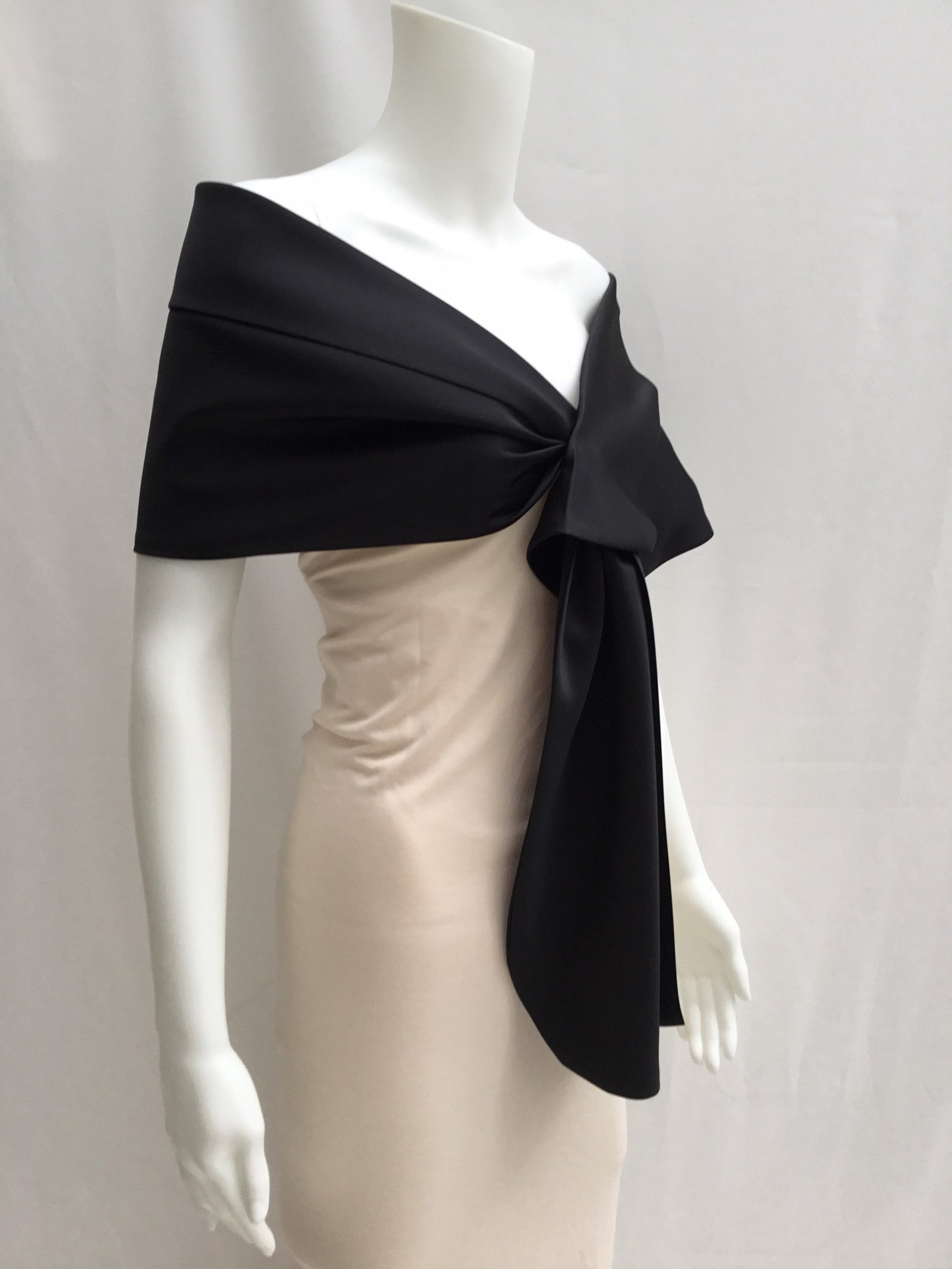 dressy black shawl wrap