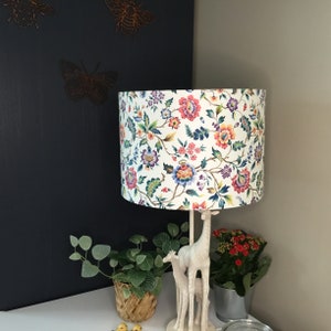 Handmade Lampshade 20cm , 30cm Or 40cm with Eva belle liberty print tana lawn .