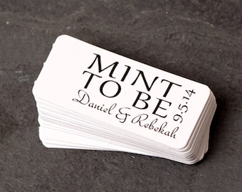 Mint to be Anhänger, Mint to be Anhänger, Geschenkanhänger Hochzeit, Mint to be Anhänger, Geschenkanhänger Hochzeit, Minze Anhänger