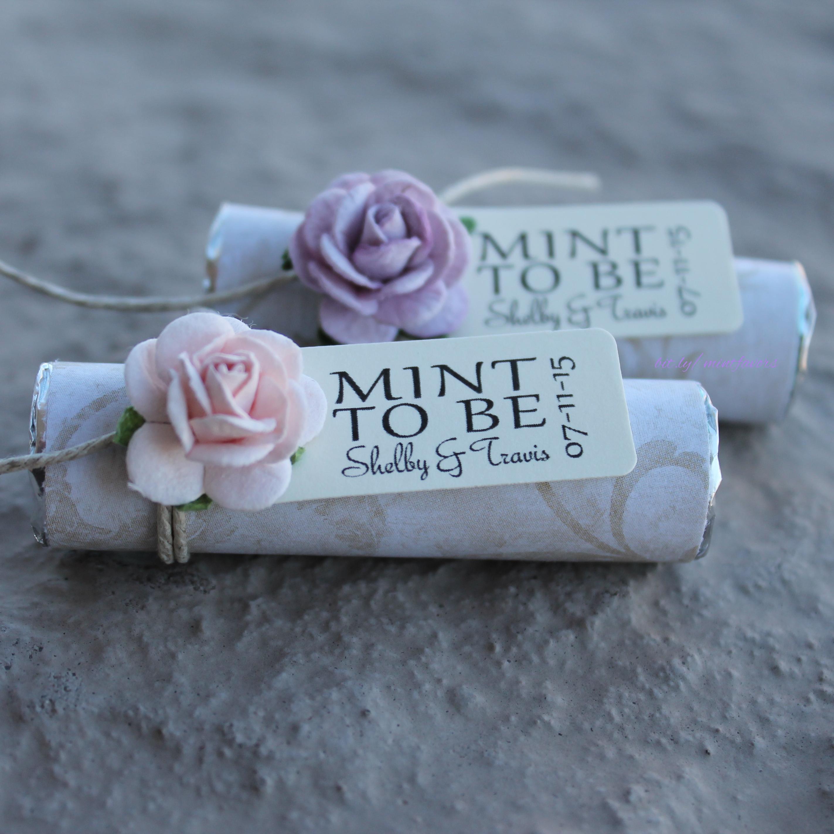 180 Mint Wedding Favors With Personalized "mint to Be" Tag - Set of 180 ...