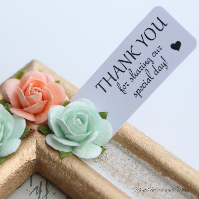 Thank you favor tag, favor tags, wedding favor tags, bridal shower favor, wedding gift tags image 3