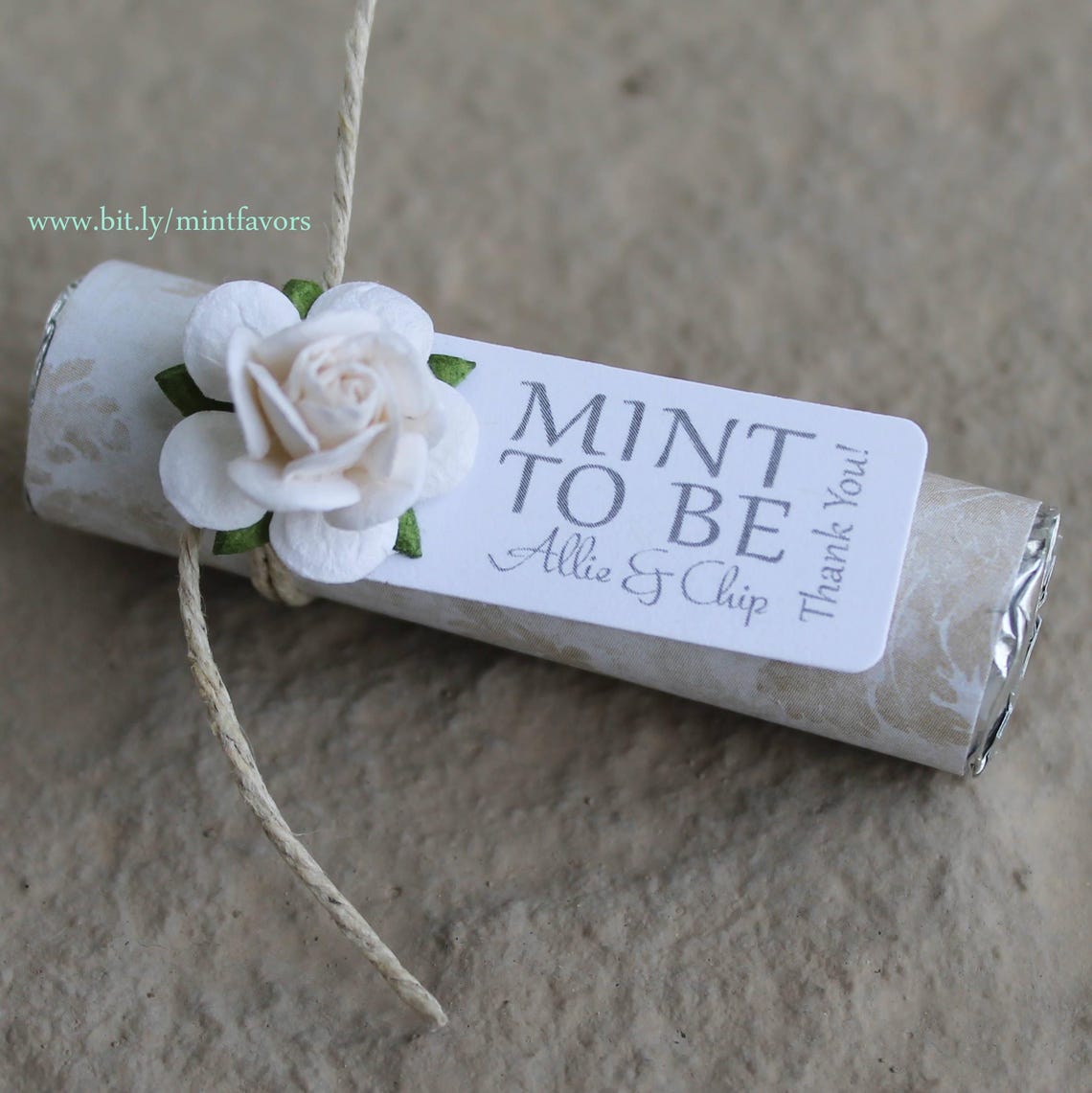 180 Mint Wedding Favors With Personalized "mint to Be" Tag - Set of 180 ...