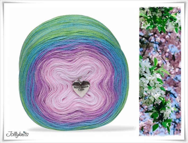 Gradient Yarn 1/'000m Merino Blooming