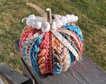 Americana Crochet Pumpkin : Curly Qs