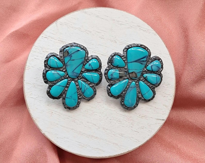 Stud: XL Statement Stud Turquoise
