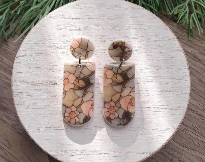 Green Stained Glass:  Arch Dangle