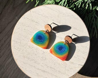 Yellowstone Agate : Wood Topped Gumdrop