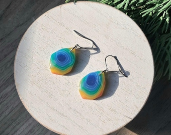 Yellowstone Agate : Small Teardrop