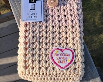 Emotional Support Kindle Sleeve