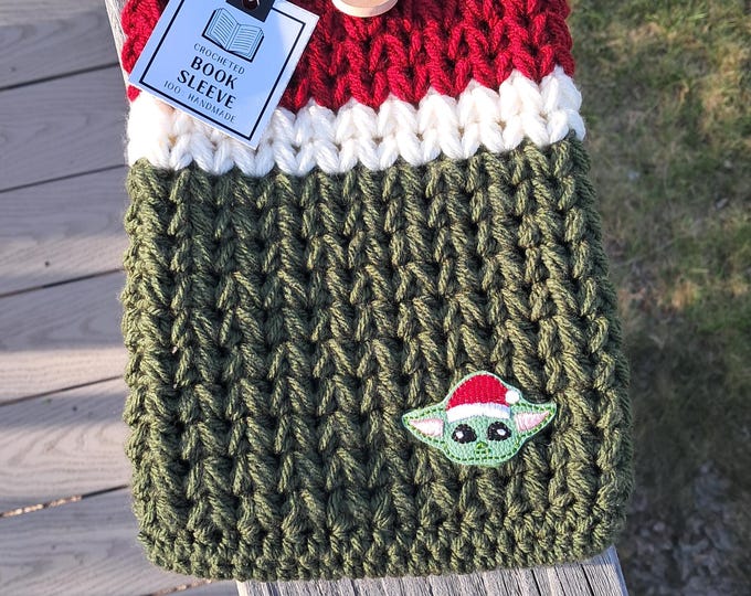Christmas Yoda Book Sleeve