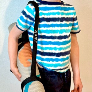 Personalizeable Yoga Mat Carrier Sling Harness Customizable Adjustable Buckling Carry Strap
