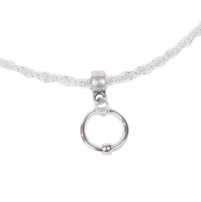 Halsreif Thabit collar Necklace SM anillo de la cadena o fetiche o-ring BDSM 70005