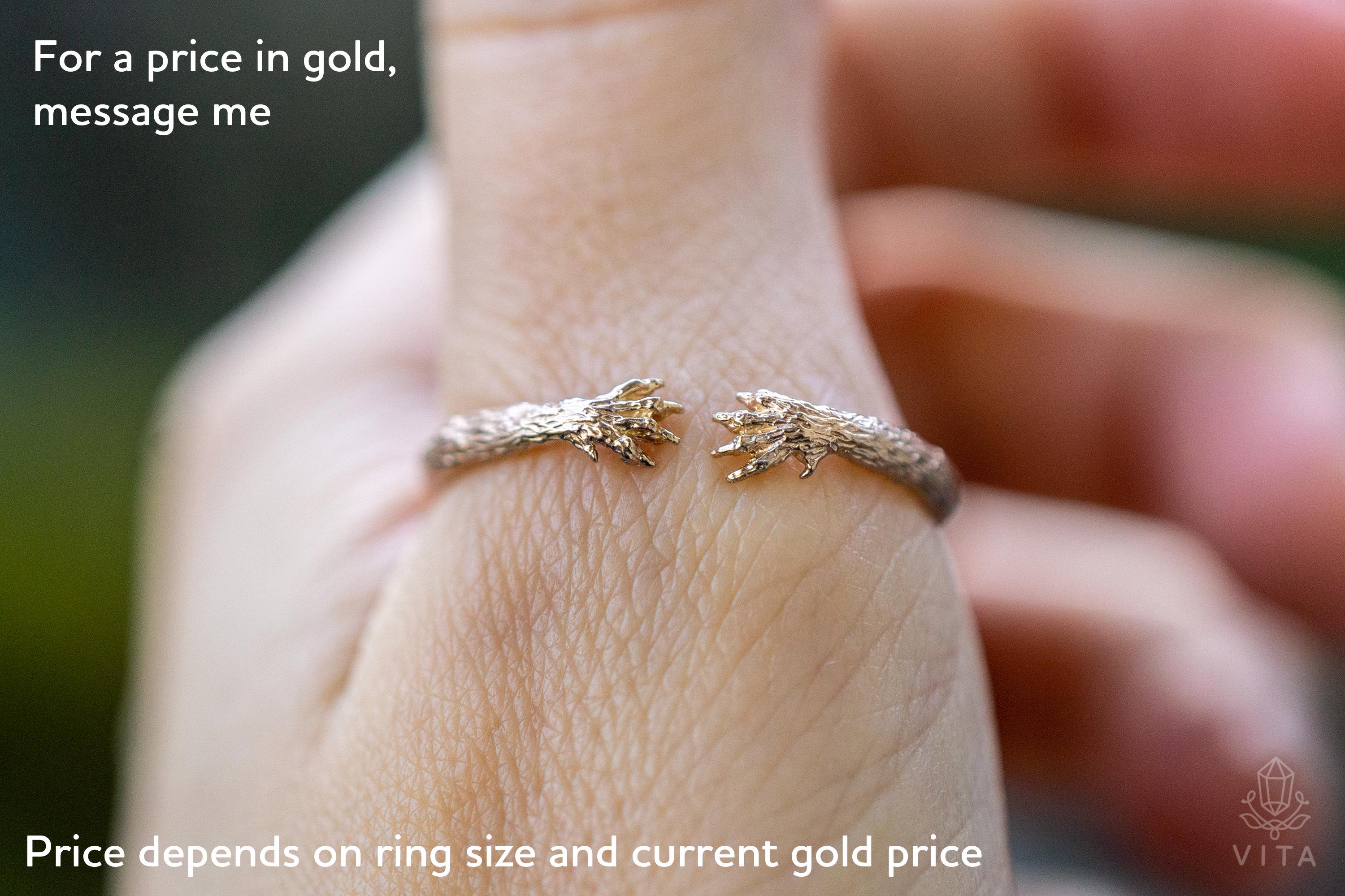 Anello Regolabile In Argento Sterling A Forma Di Gatto - Foto 4