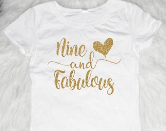 9 year old birthday shirt ideas