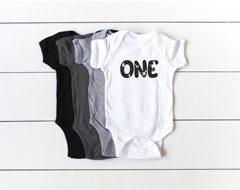 One, 1st Birthday Shirt, Dinosaur Shirt, Dinosaur Birthday Shirt, First Birthday, Dino Bodysuit, Dinosaur