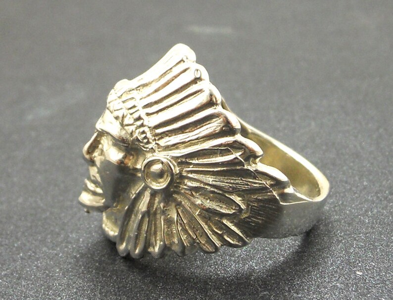 Sterling Silver Skull Ring Lost Wax Casting .