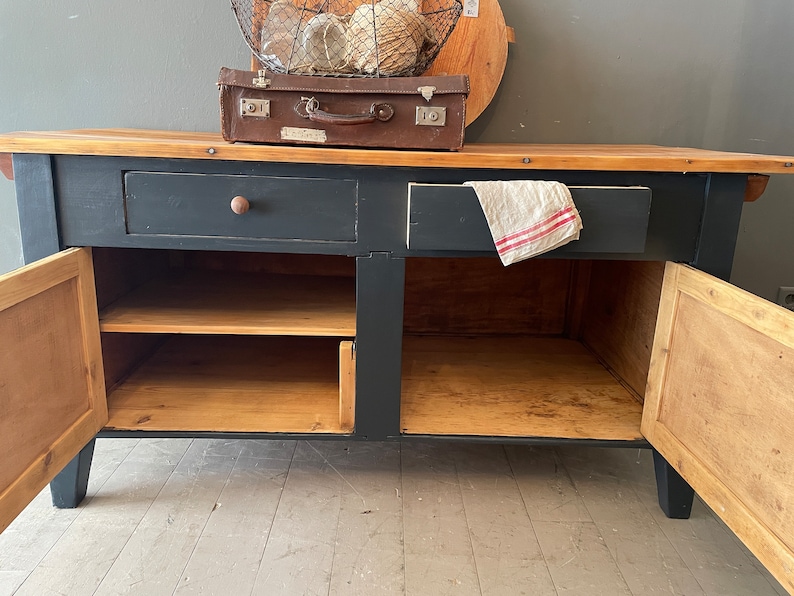 antique large chest of drawers image 7