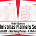Christmas Printable Planners Mini Happy Planner Holiday Planner ...