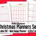 Christmas Printable Planners Mini Happy Planner Holiday Planner ...