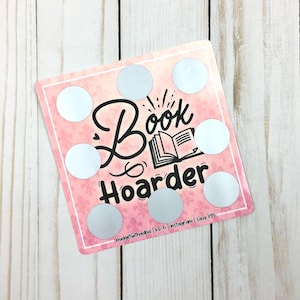 Book Hoarder - Money Savings Challenge - Laminated Scratch-off | Book Lover