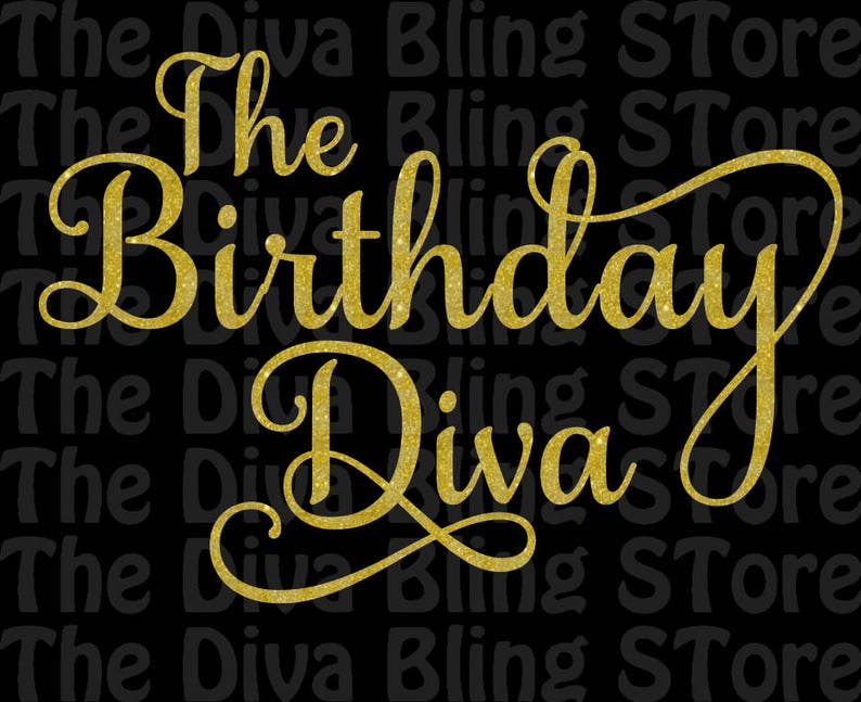 Download Birthday Diva and Squad SVG File | Etsy