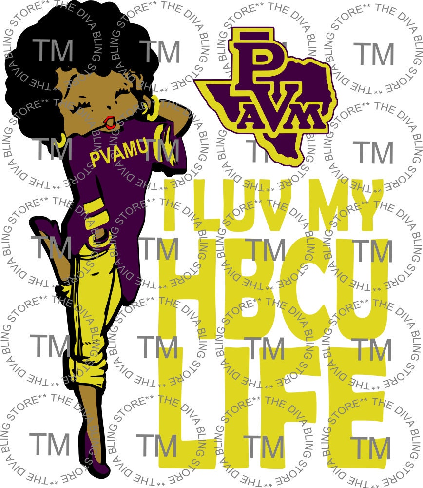 HBCU Life PVAMU SVG file Etsy