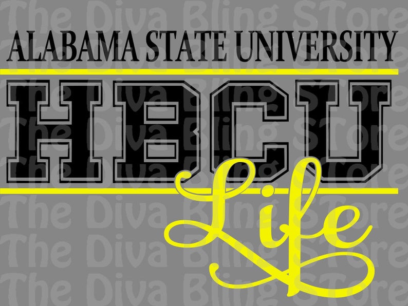 Hbcu Life Asu Svg File Etsy