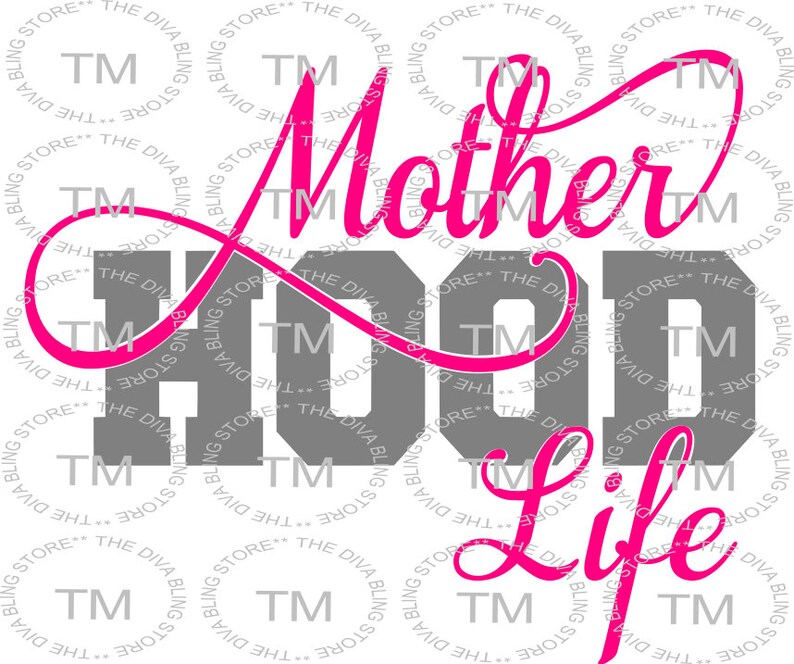 Download Mother Hood Life SVG file | Etsy