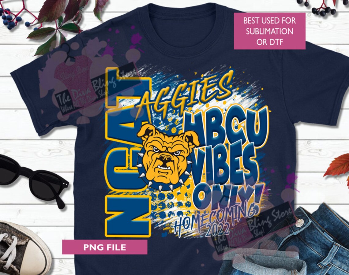 HBCU NCAT PNG Etsy