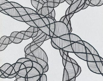 Dibujo original a tinta