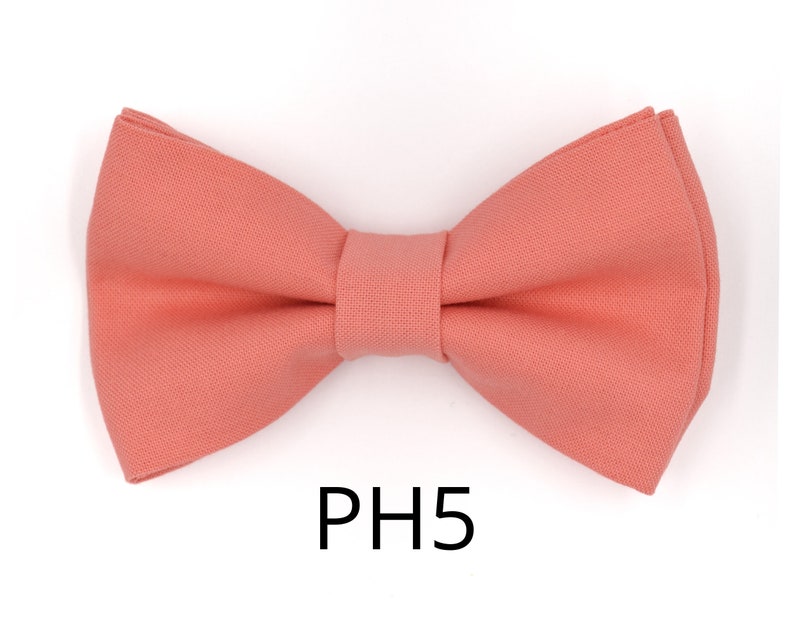 Coral Reef Bow Tie Groomsman Bow Ties Wedding Bow Ties Etsy