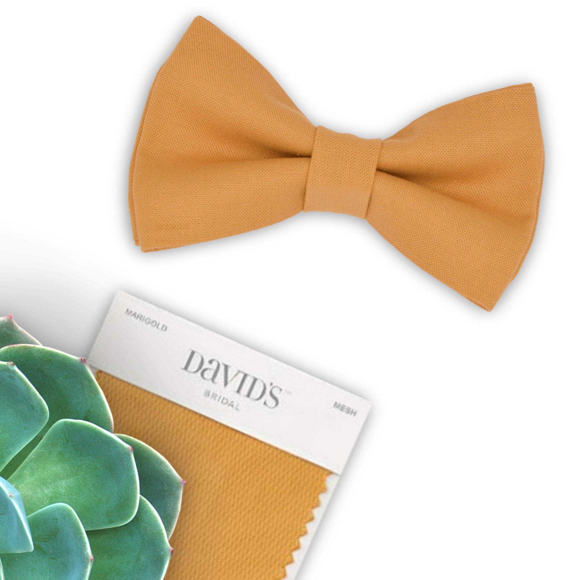 Sienna Bow Tie Cinnamon Bow Tie Set Marigold Bow Tie Set Etsy