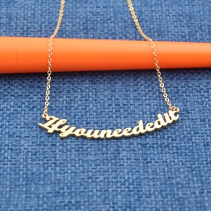 Custom phrase necklace-Personalized word necklace for women-two Name necklace-Birthday Gift-Gift For Everyone