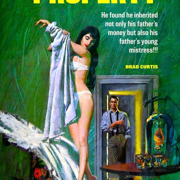 Private Property Pulp Novel Cover Sleaze Fiction Reproduction Print (p-prop-p)