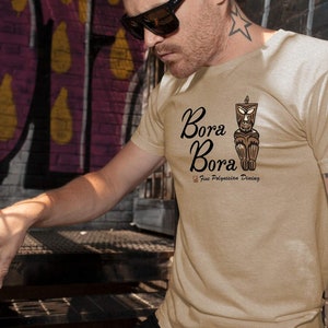 Bora Bora Tiki Bar Restaurant Matchbook Art T-Shirt