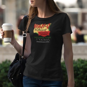 Wan-Q Restaurant Matchbook Reproduction Ladies T-Shirt
