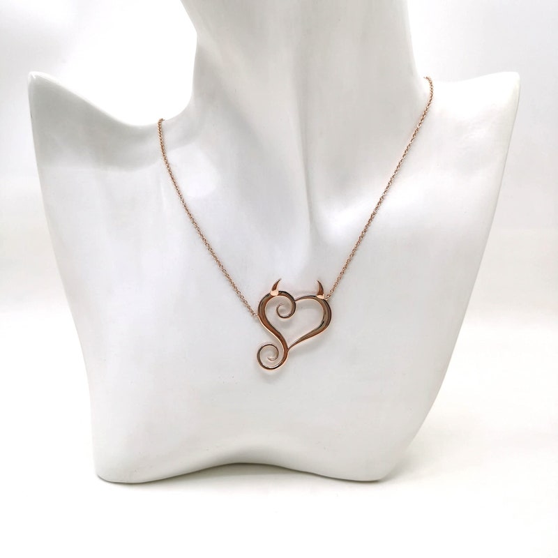 Collier mot en argent sterling, collier BONNE SANTÉ, bijoux affirmation