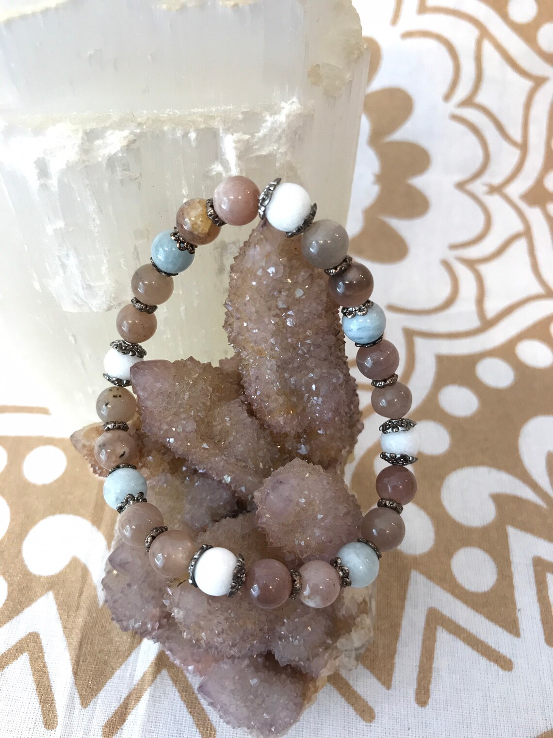 Hot Flash Relief Bracelet Menopause Crystal bracelet Etsy