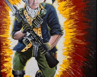 GIGeorge - 9 x 12 inch archiefinktprint inclusief certificaat van echtheid